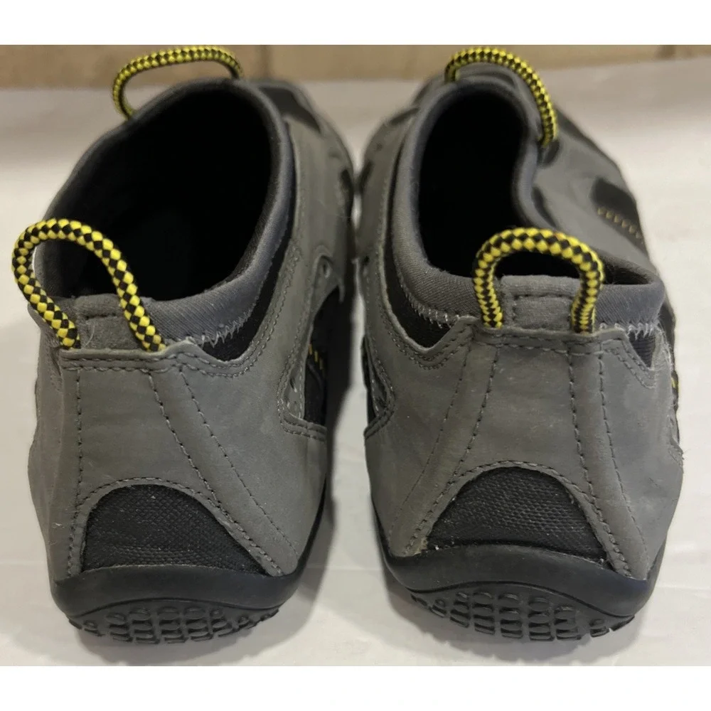 LL Bean Men's Slip On Water‎ Shoes 0BBD4 Gray Black Size 9.5